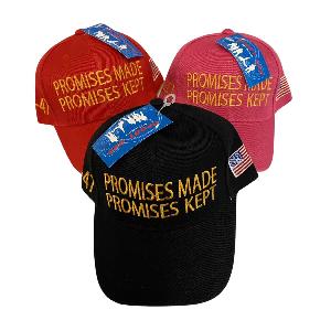 Trump "Promises Made Promises Kept 45-47" Baseball Hats/Caps 